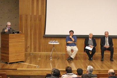 Marcos Buckeridge, Paolo Zanotto, Walter Colli e Sylvio Canuto  