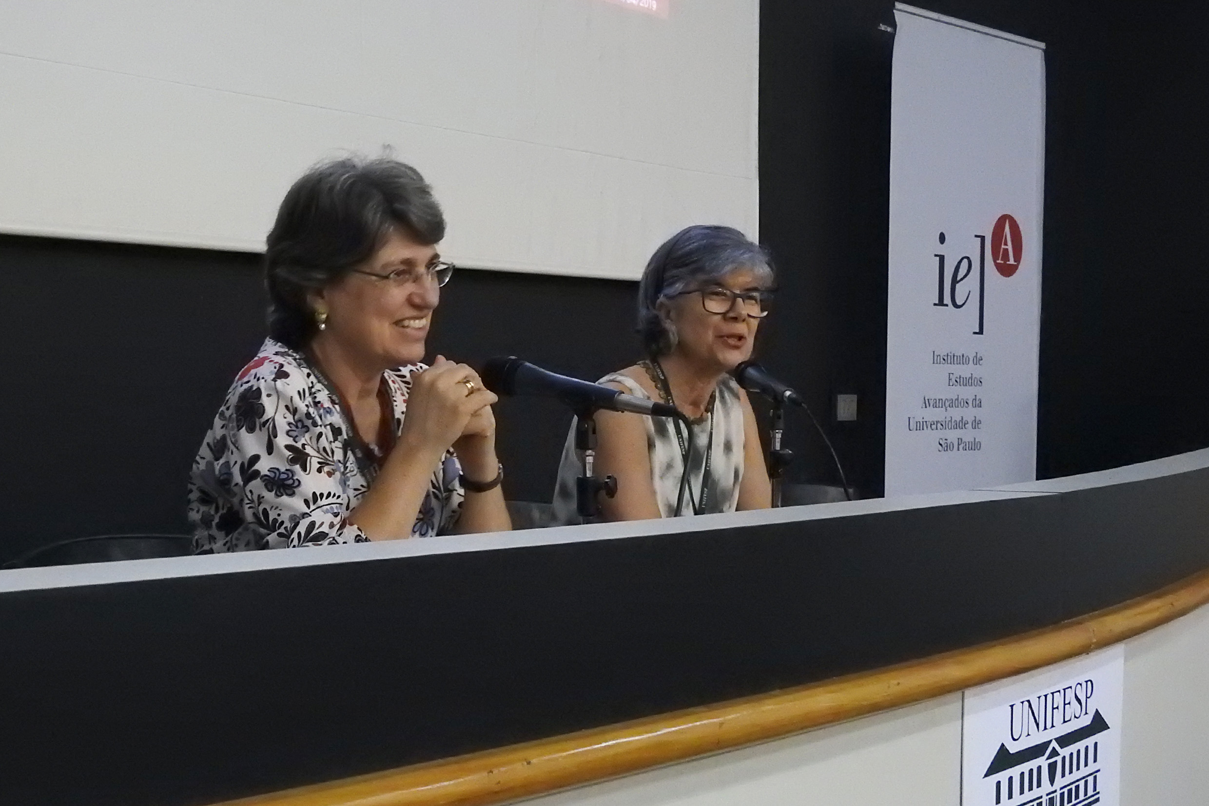 Ana Lydia Sawaya e Semíramis Martins Álvares Domene