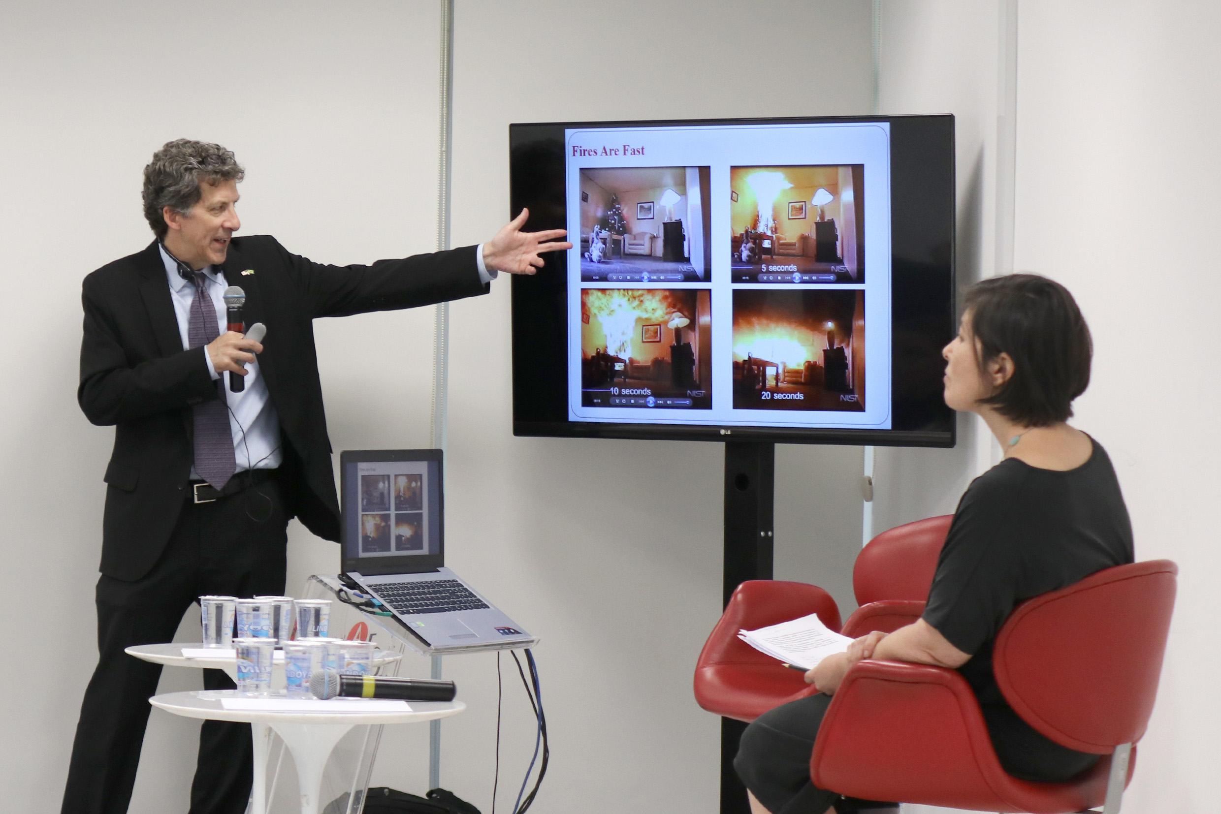 Christopher Marrion e Renata Vieira da Motta