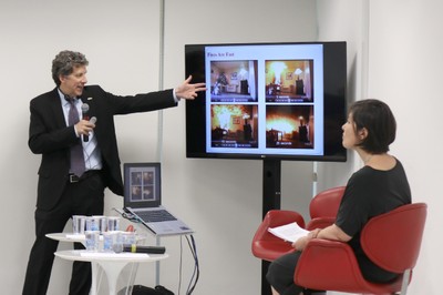 Christopher Marrion e Renata Vieira da Motta