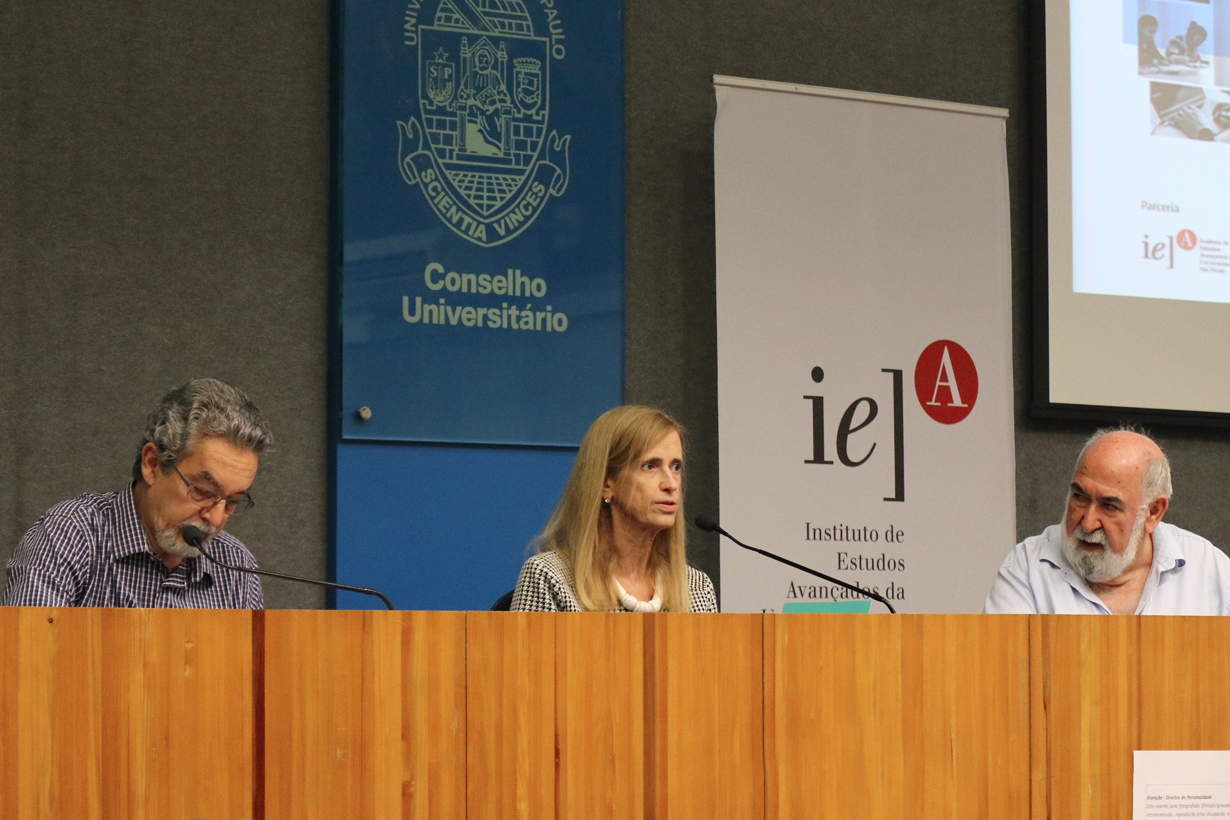 Nílson José Machado, Claudia Costin e  Francisco Leite Cordão