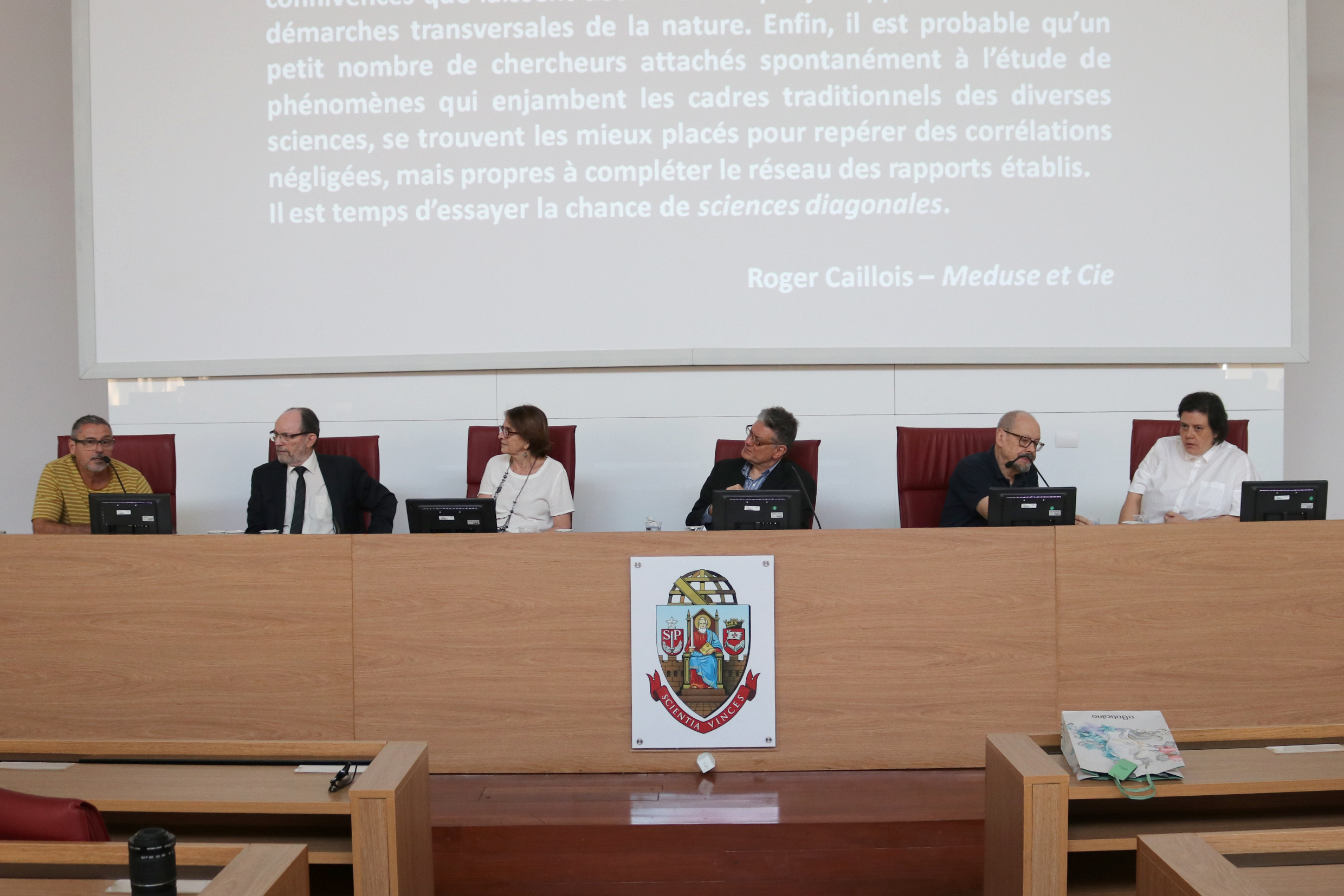 Fernando Lindote, Hernan Chaimovich, Helena Nader, Raul Antelo, Paulo Herkenhoff, Letícia Ramos