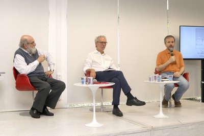 Demi Getschko, Ricardo Abramovay e Stefano Quintarelli