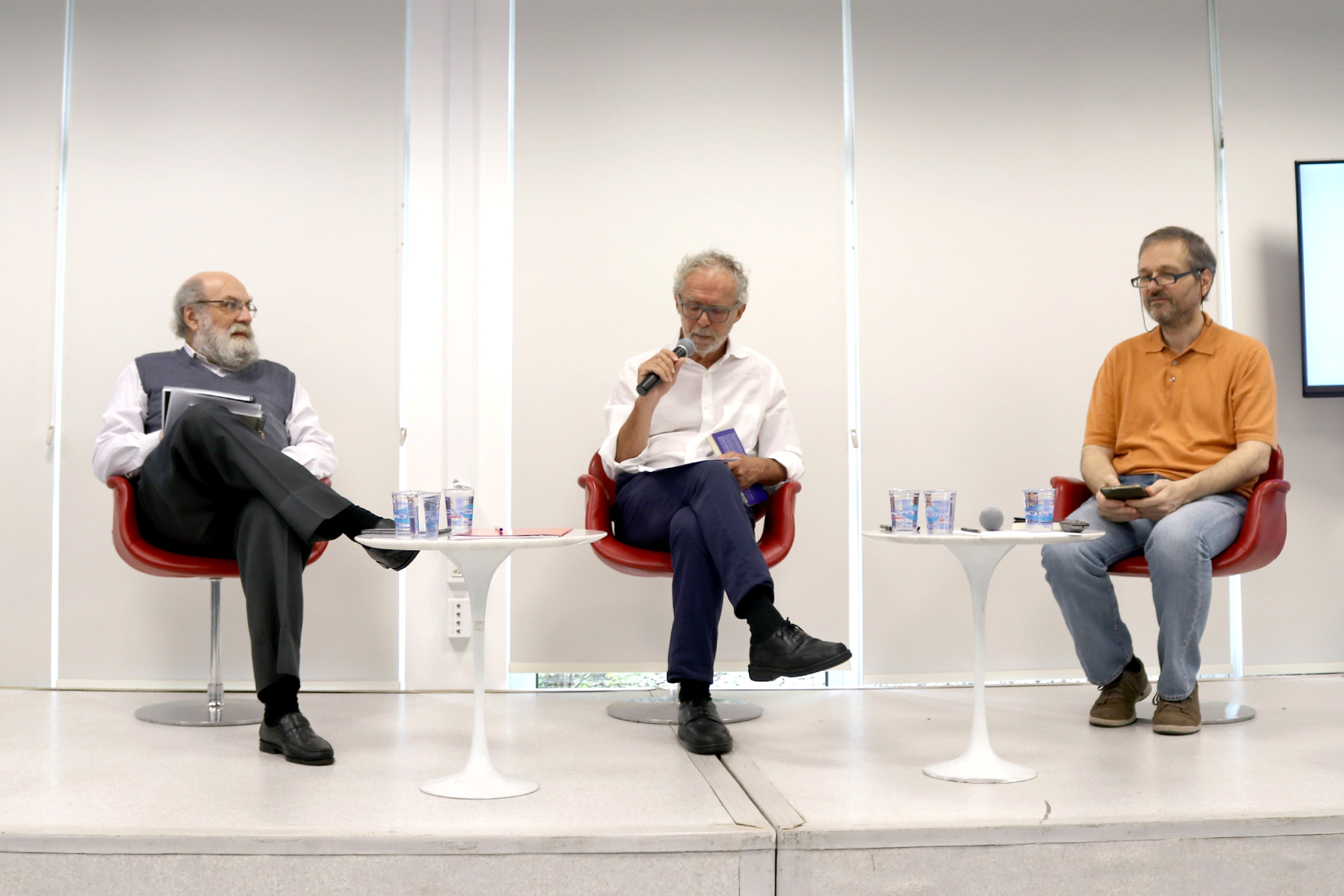 Demi Getschko, Ricardo Abramovay e Stefano Quintarelli