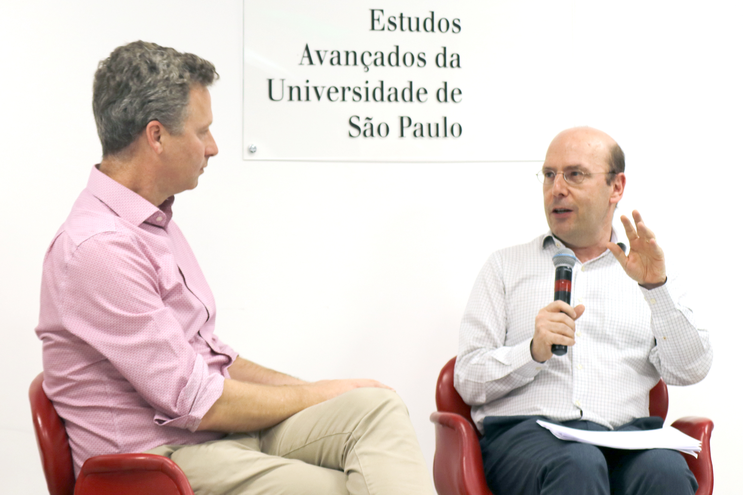Iain Walker e Sérgio Fausto 