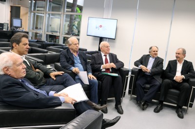 Jose Goldemberg, Fernando Haddad, Renato Janine Ribeiro, Murílio Hingel, Cristovam Buarque e Aloizio Mercadante