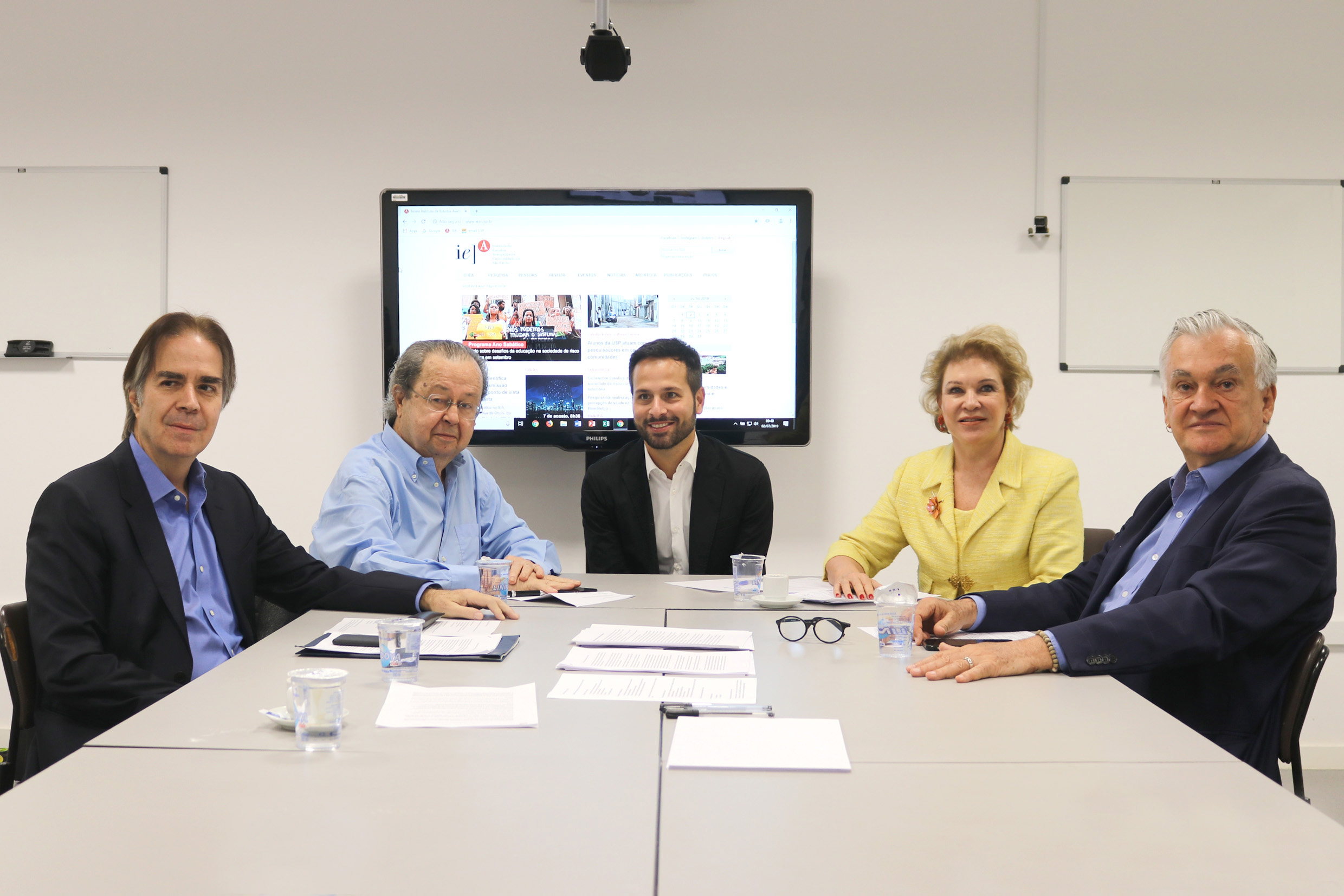 Luiz Roberto Nascimento Silva, Francisco Weffort, Marcelo Calero, Marta Suplicy e Juca Ferreia