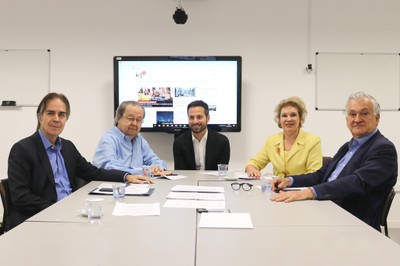 Luiz Roberto Nascimento Silva, Francisco Weffort, Marcelo Calero, Marta Suplicy e Juca Ferreia