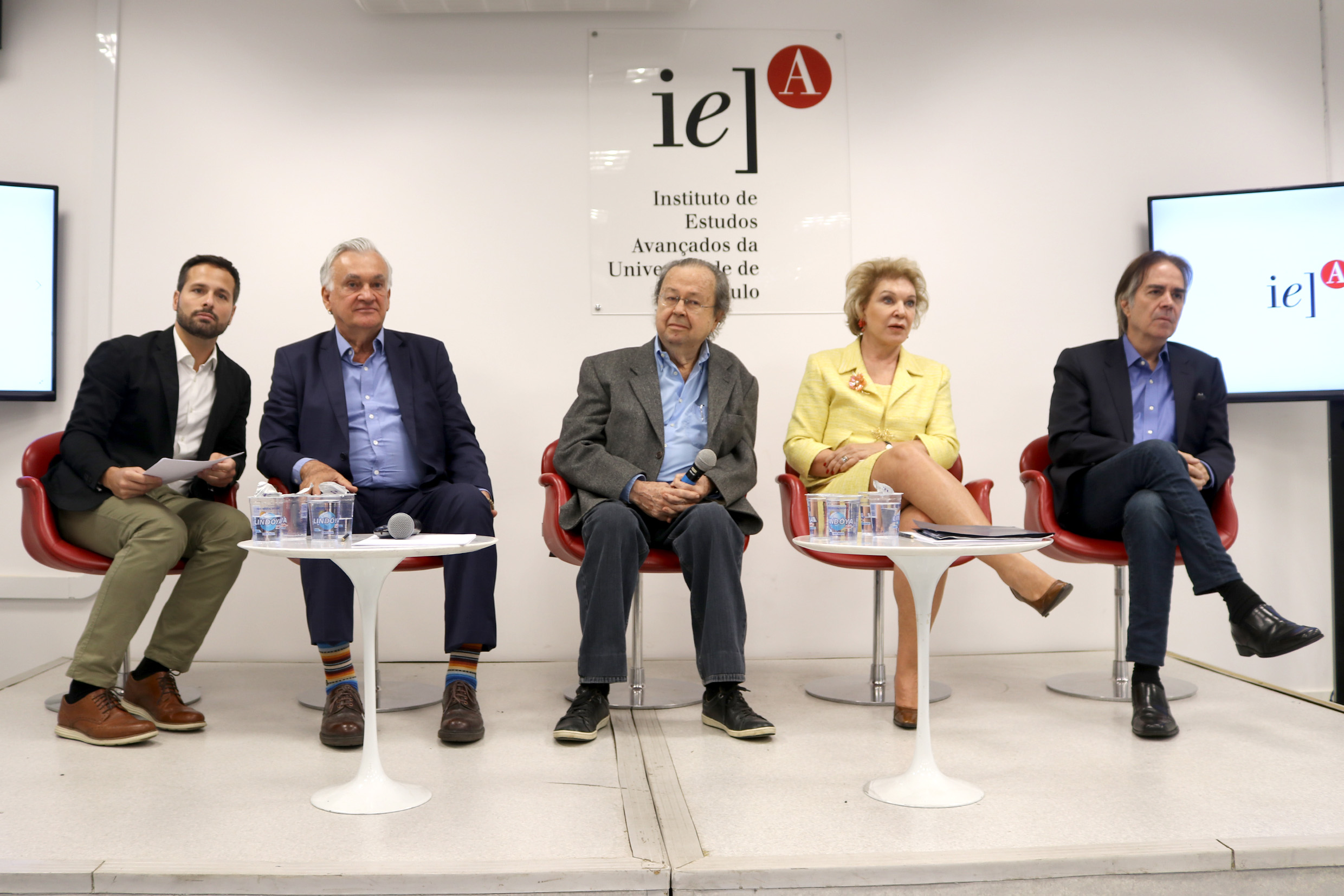 Marcelo Calero, Juca Ferreia, Francisco Weffort, Marta Suplicy e Luiz Roberto Nascimento Silva