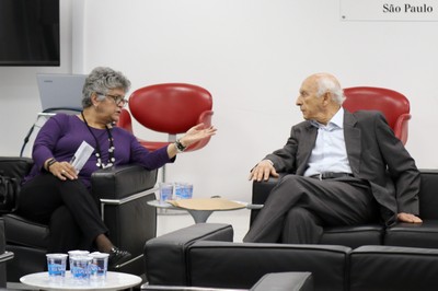 Izabella Teixeira e Rubens Ricupero