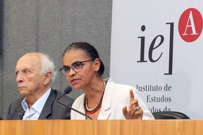Rubens Ricupero e Marina Silva