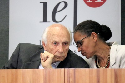 Rubens Ricupero e Marina Silva
