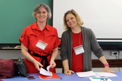Helena Singer e Cláudia Petri