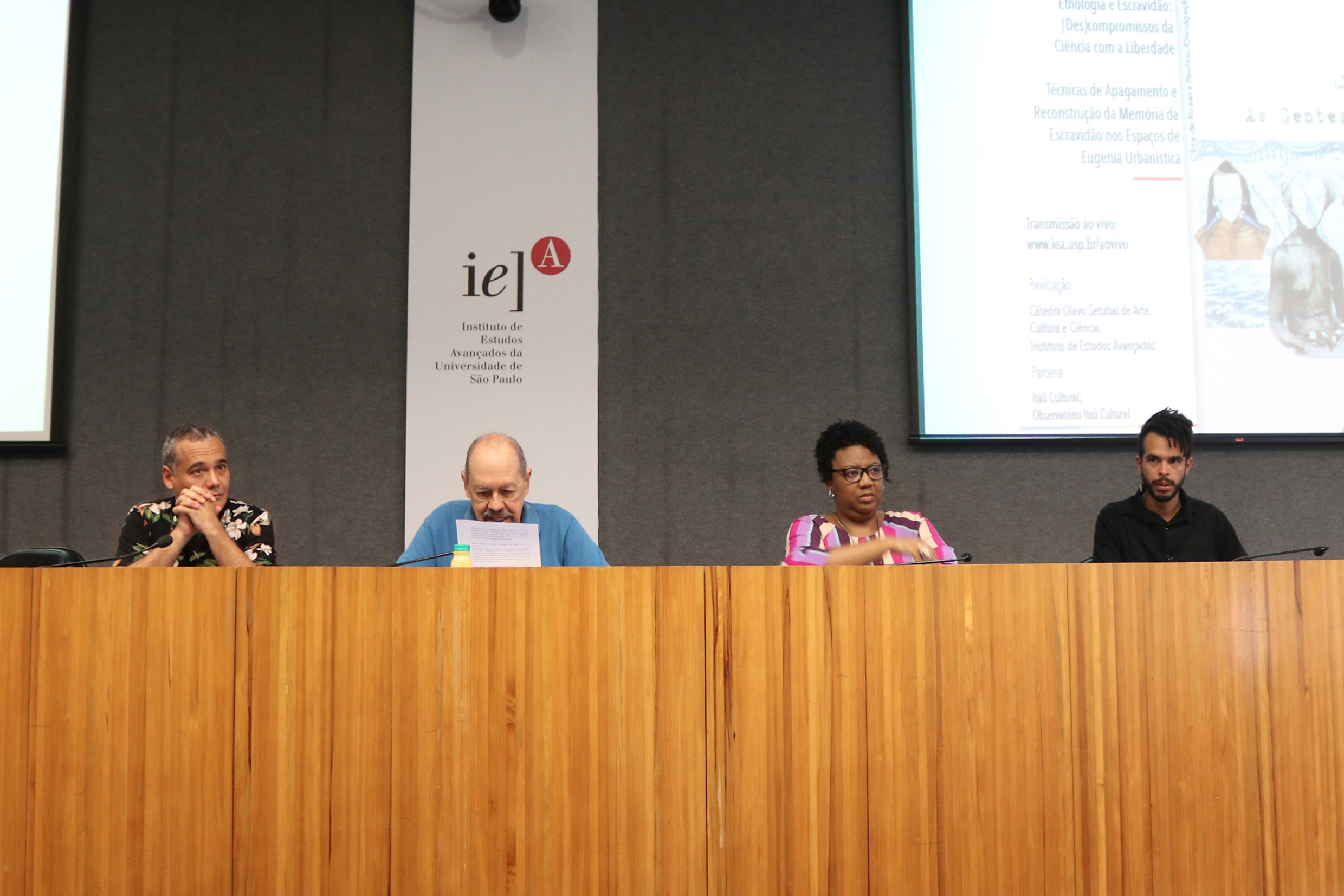 Sidarta Tollendal Gomes Ribeiro, Paulo Herkenhoff, Rosana Paulino e Helio Menezes