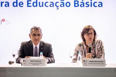 Vahan Agopyan e Angela Dannemann