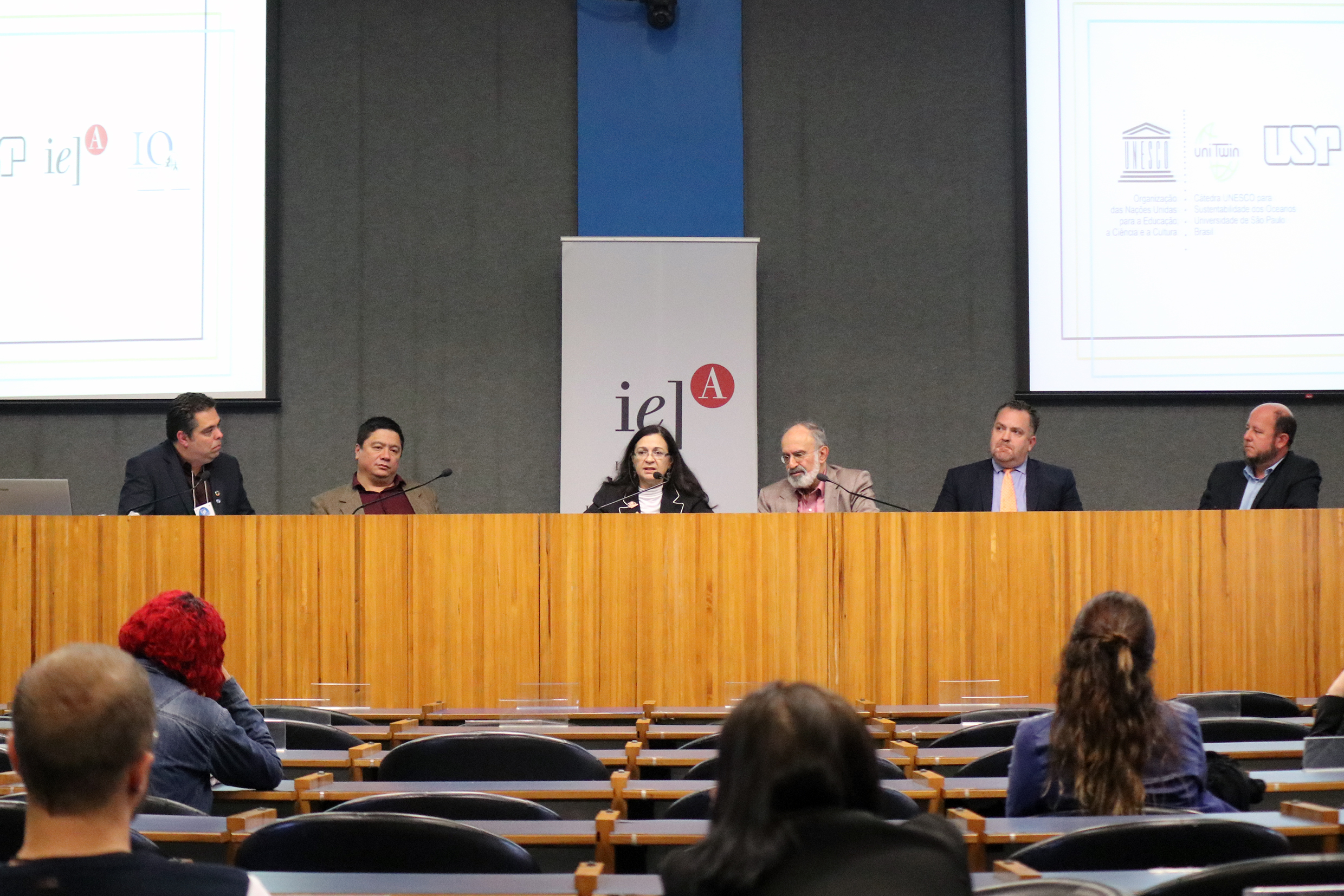Alexander Turra, Paulo Sumida, Elisabete de Santis Braga Saraiva, Guilherme Ary Plonski, Fábio Eon e Andrei Polejack