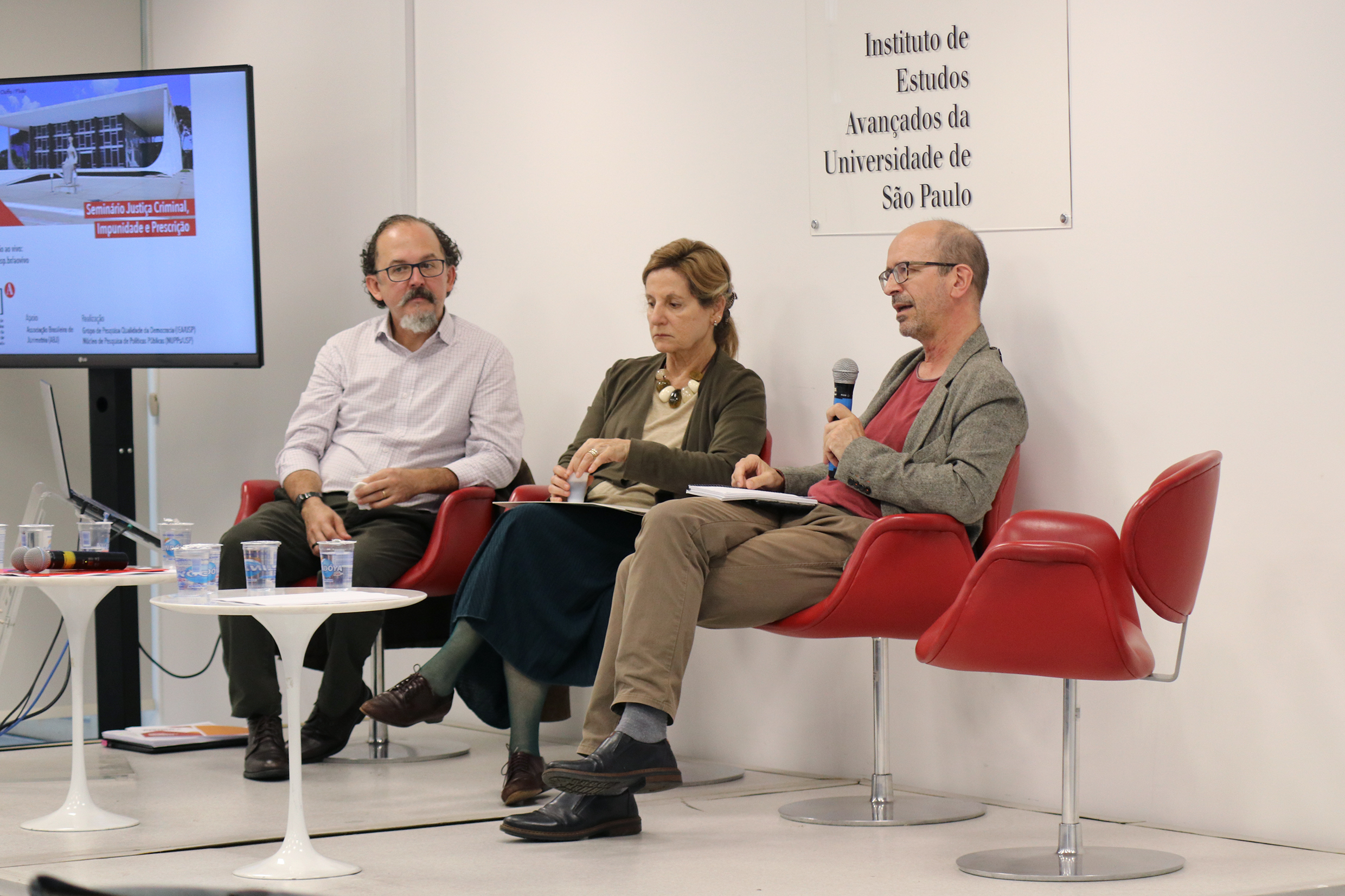 Rogério Arantes, Maria Teresa Sadek e Bruno Speck