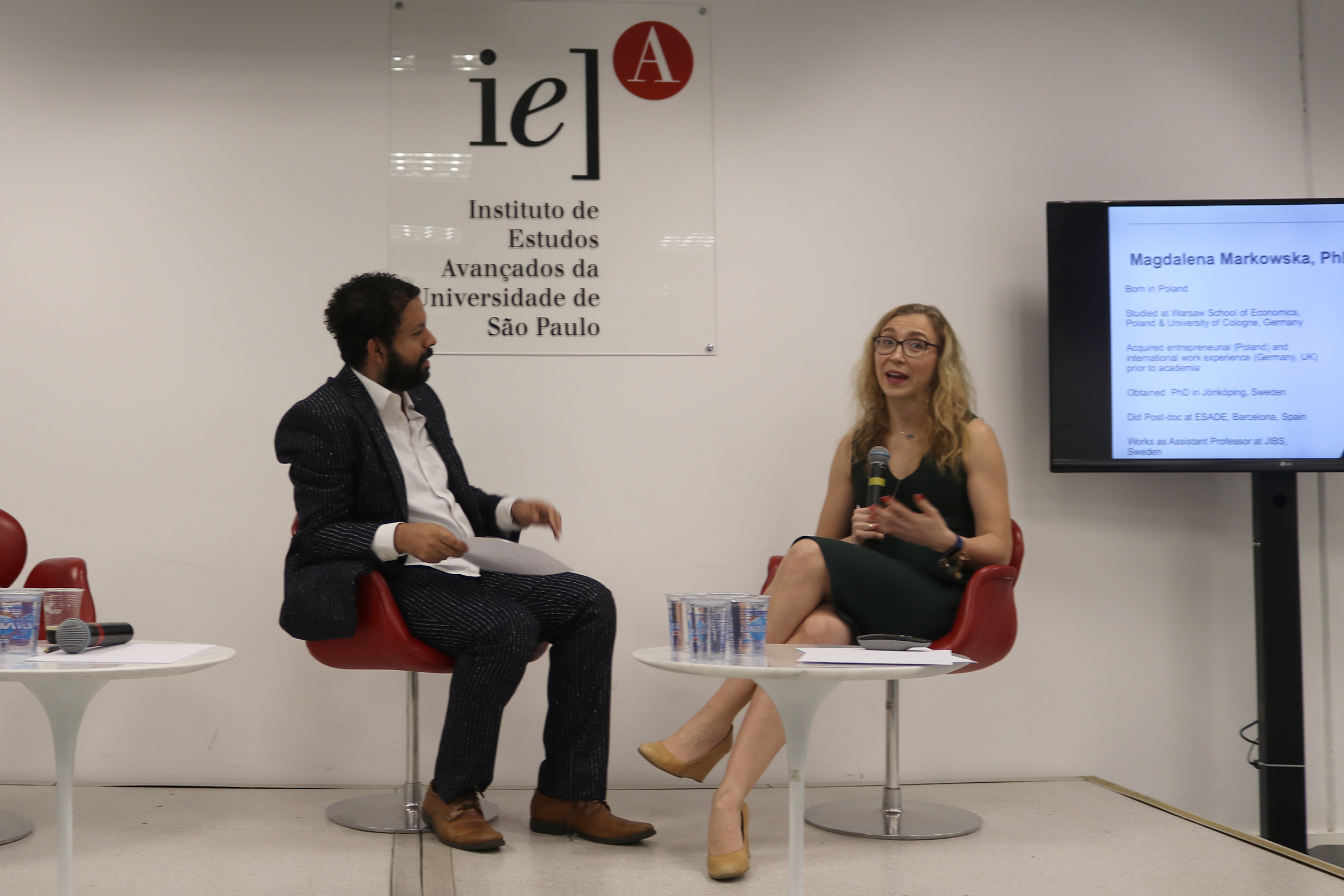 Leonardo Gomes e Magdalena Markowska