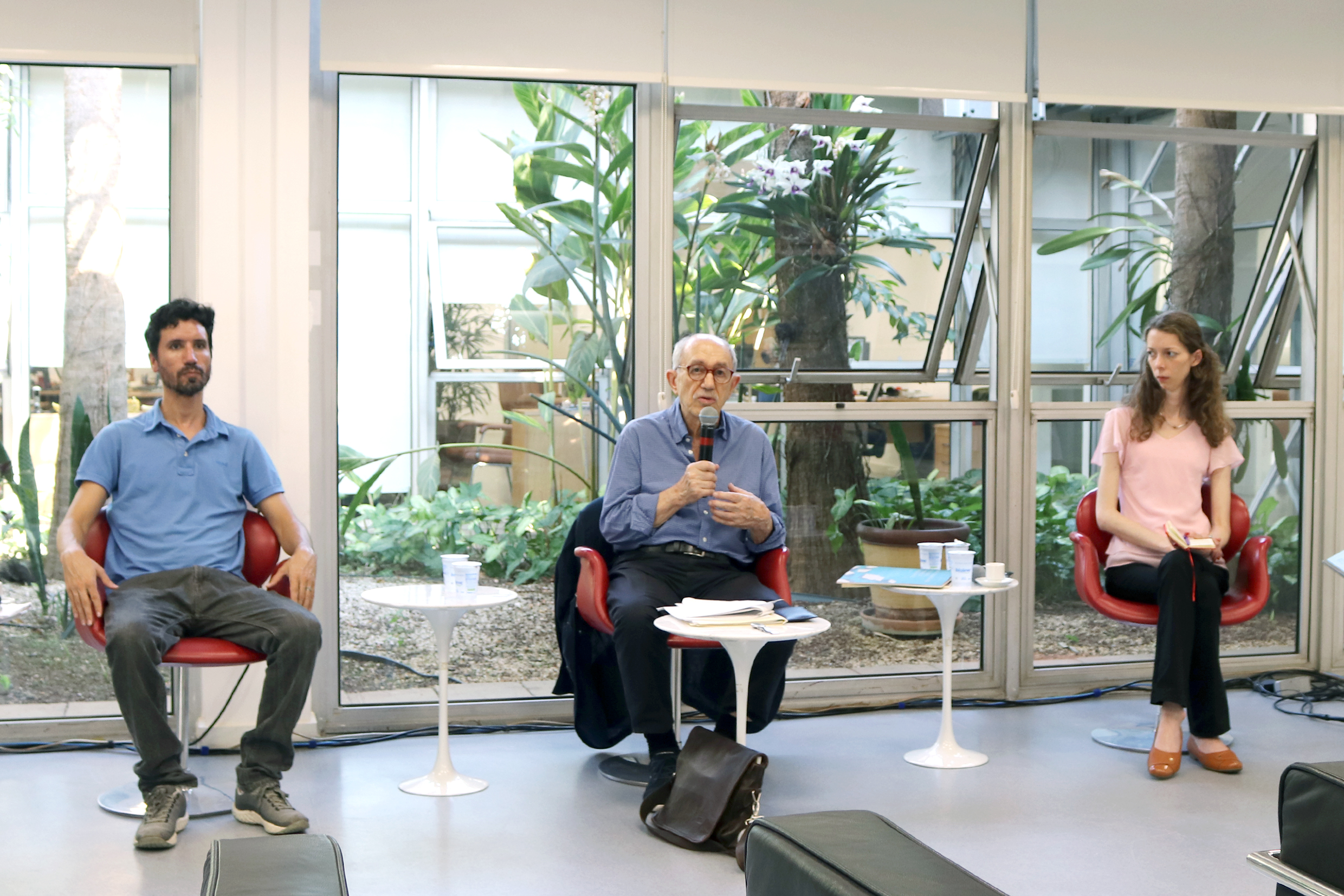 Juan Brizuela, Néstor García Canclini e Sharine Melo
