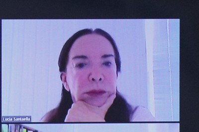 Lúcia Santaella, via vídeo-conferência
