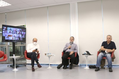 Naomar de Almeida Filho, Nílson José Machado e Lino de Macedo