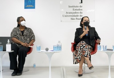 Gislene Aparecida dos Santos e Sharon Davies