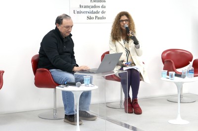 Claudio Pinhanez e Elen Nas 