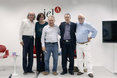 Naomar de Almeida Filho, Roseli de Deus Lopes, Lino de Macedo, Nilson José Machado e Luís Carlos de Menezes