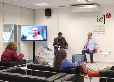 Ben Shneiderman,Virgílio Almeida e Eugenio Bucci