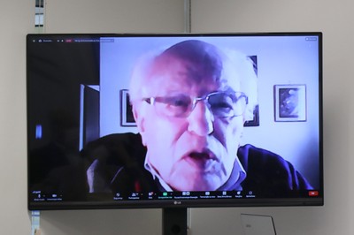 José Goldemberg, via vídeo-conferência