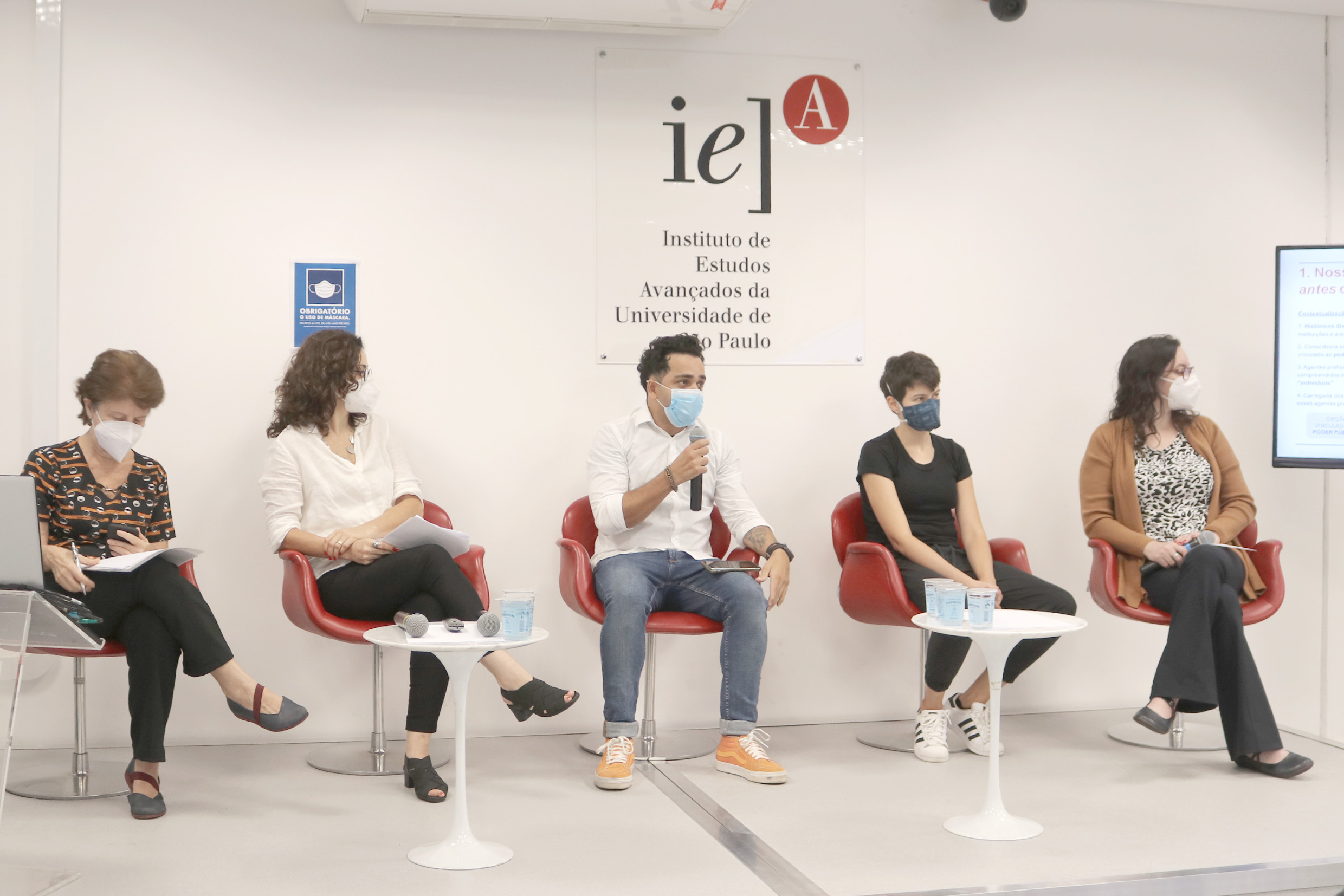 Maria Antonieta da Costa Vieira, Paula Rochlitz Quintão, Ednan Santos, Anna Martins e Ana Gil 
