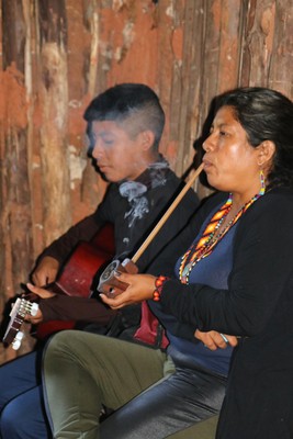 Thiago Moreira e Adriana Moreira (Mbya Guarani)
