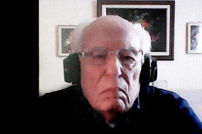 José Goldemberg, via vídeo-conferência