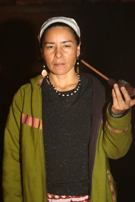 Jera Guarani, liderança da Aldeia Kalipety