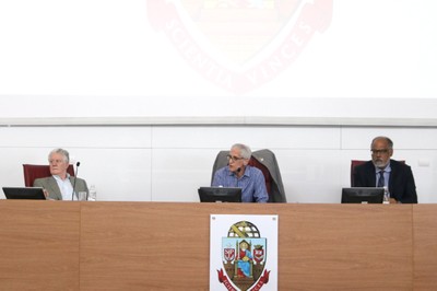 Hélio Nogueira da Cruz, Paulo Nussenzveig e  Amâncio Jorge de Oliveira 