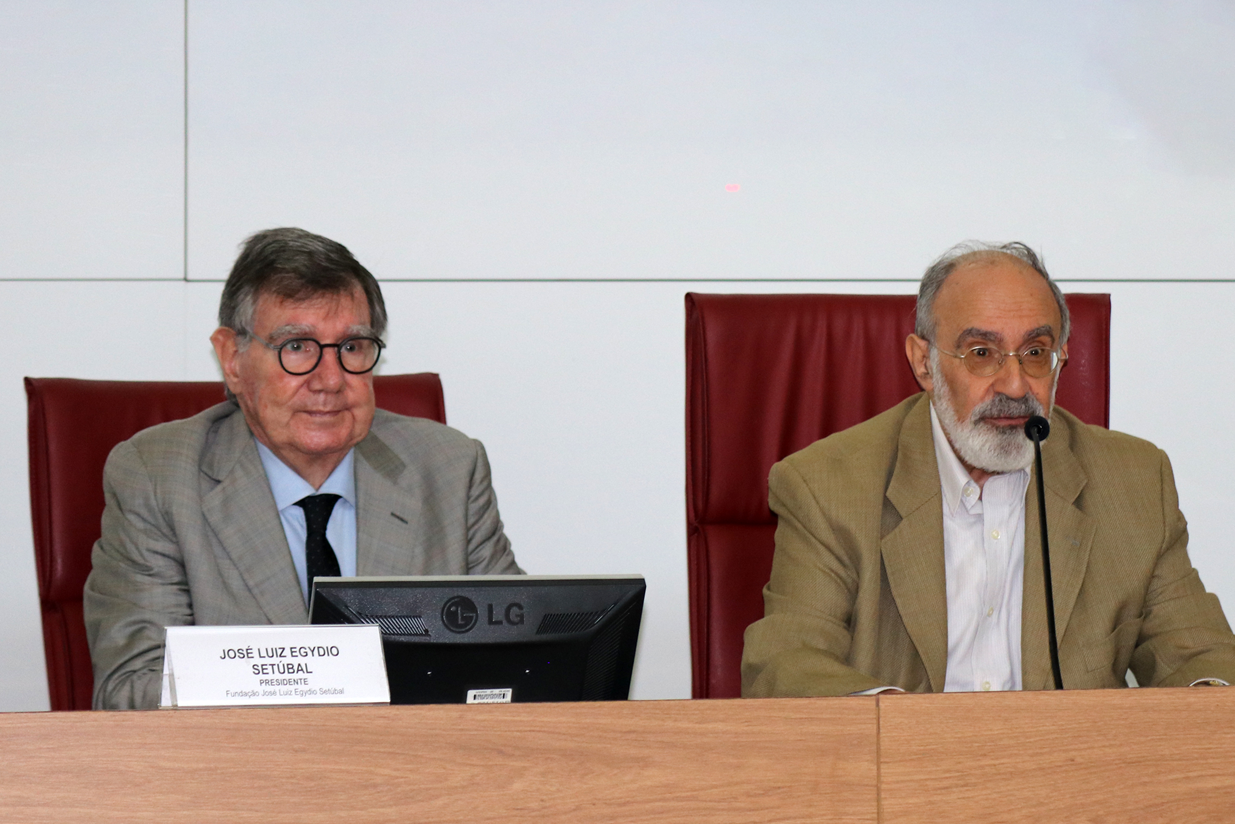 José Luiz Egydio Setubal e Guilherme Ary Plonski