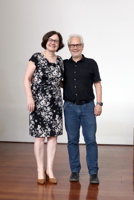Roseli de Deus Lopes e Marcos Buckeridge, diretora e vice-diretor do IEA