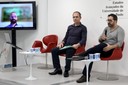 Leonardo Fuduli, via vídeo-conferência, Vagner Carvalheiro Porto e Marcio Teixeira-Bastos 