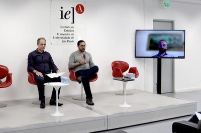 Vagner Carvalheiro Porto, Marcio Teixeira-Bastos e Leonardo Fuduli, via vídeo-conferência