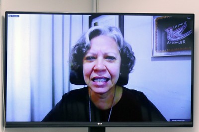 Silvana Aparecida de Souza, via vídeo conferência