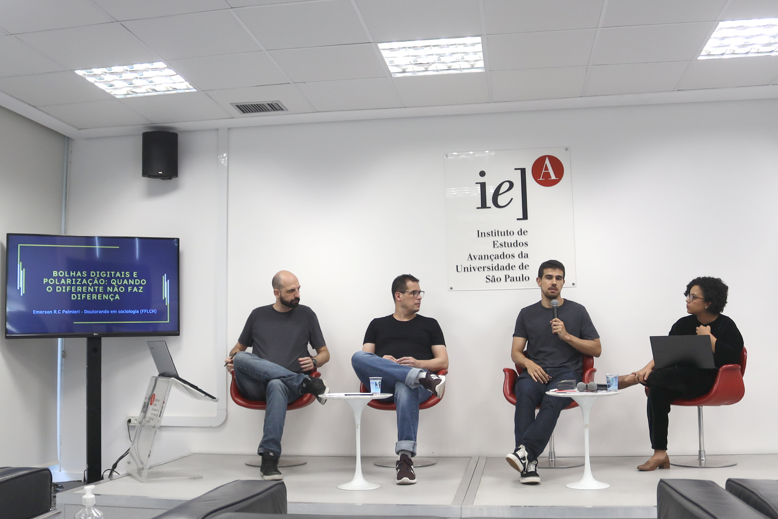 Márcio Moretto Ribeiro, Pablo Ortellado, Emerson Rodrigues da Cunha Palmieri e Ester Borges Santos