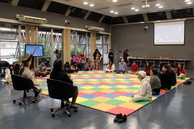Visão geral da roda de conversa
