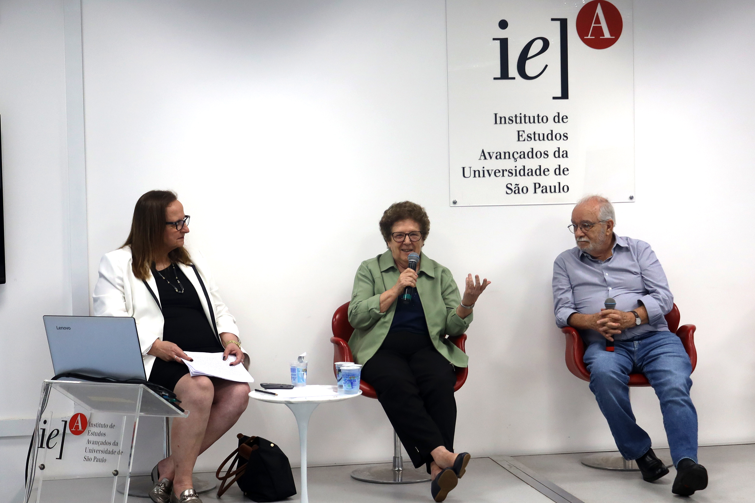 Carlota Boto, Bernadete Gatti e Luis Carlos de Menezes