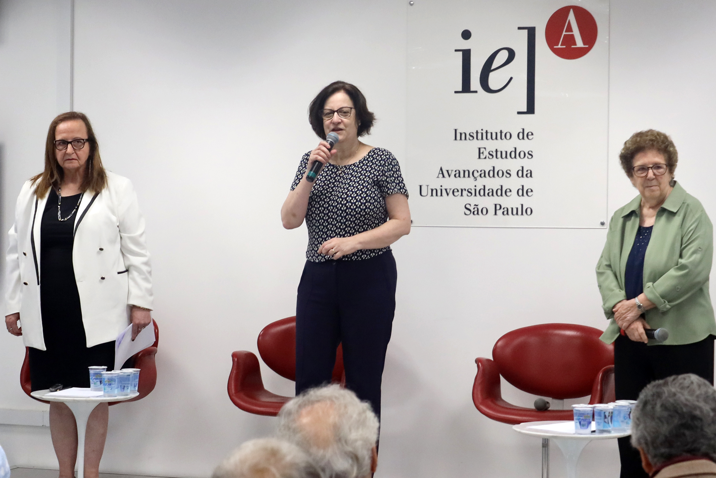 Carlota Boto, Roseli de Deus Lopes e Bernardete Gatti