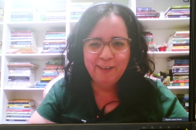 Luciana Ferreira da Silva, via vídeo-conferência