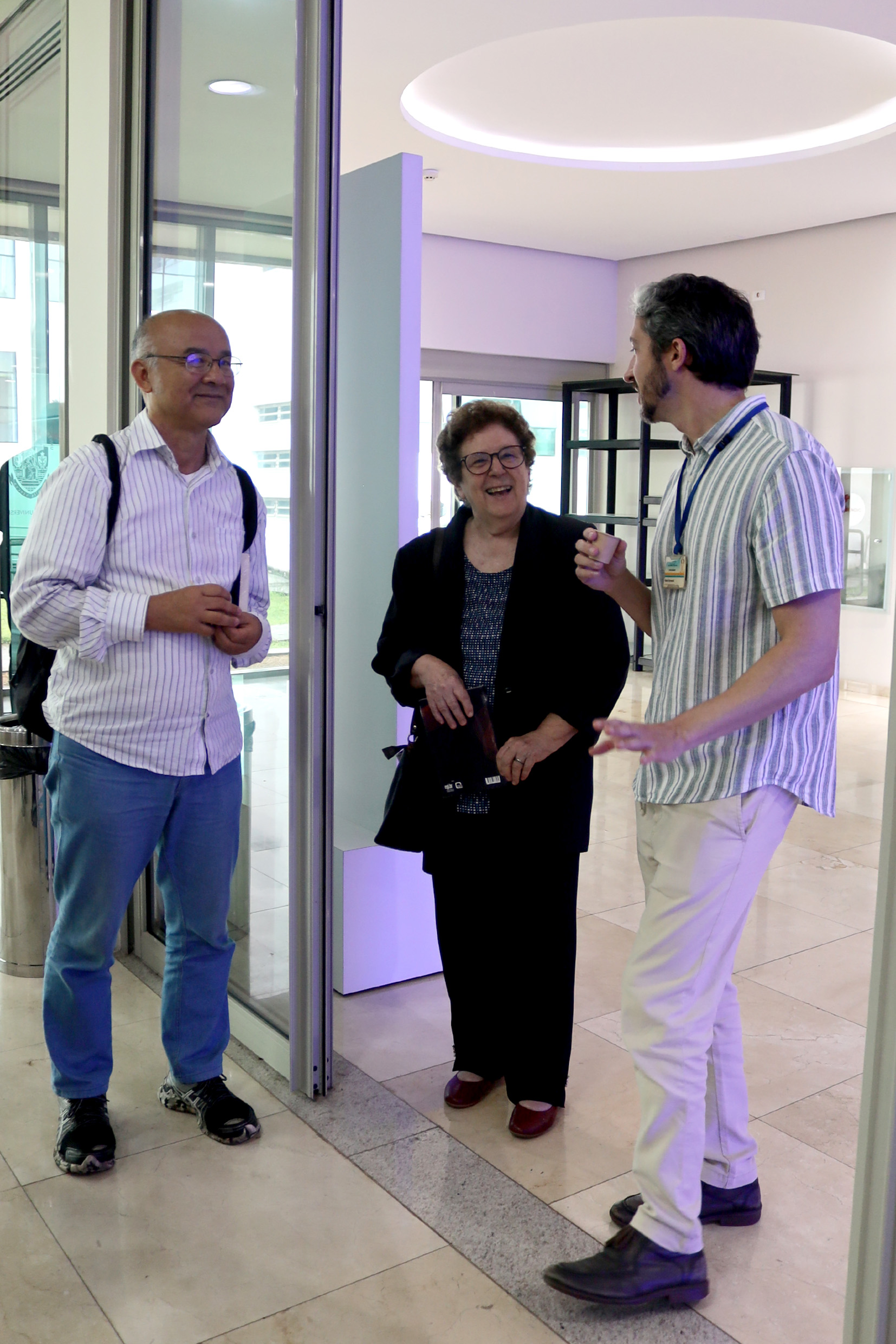 Haluo Hirata, Bernardeti Bernardete Gatti e Rafael Borsanelli