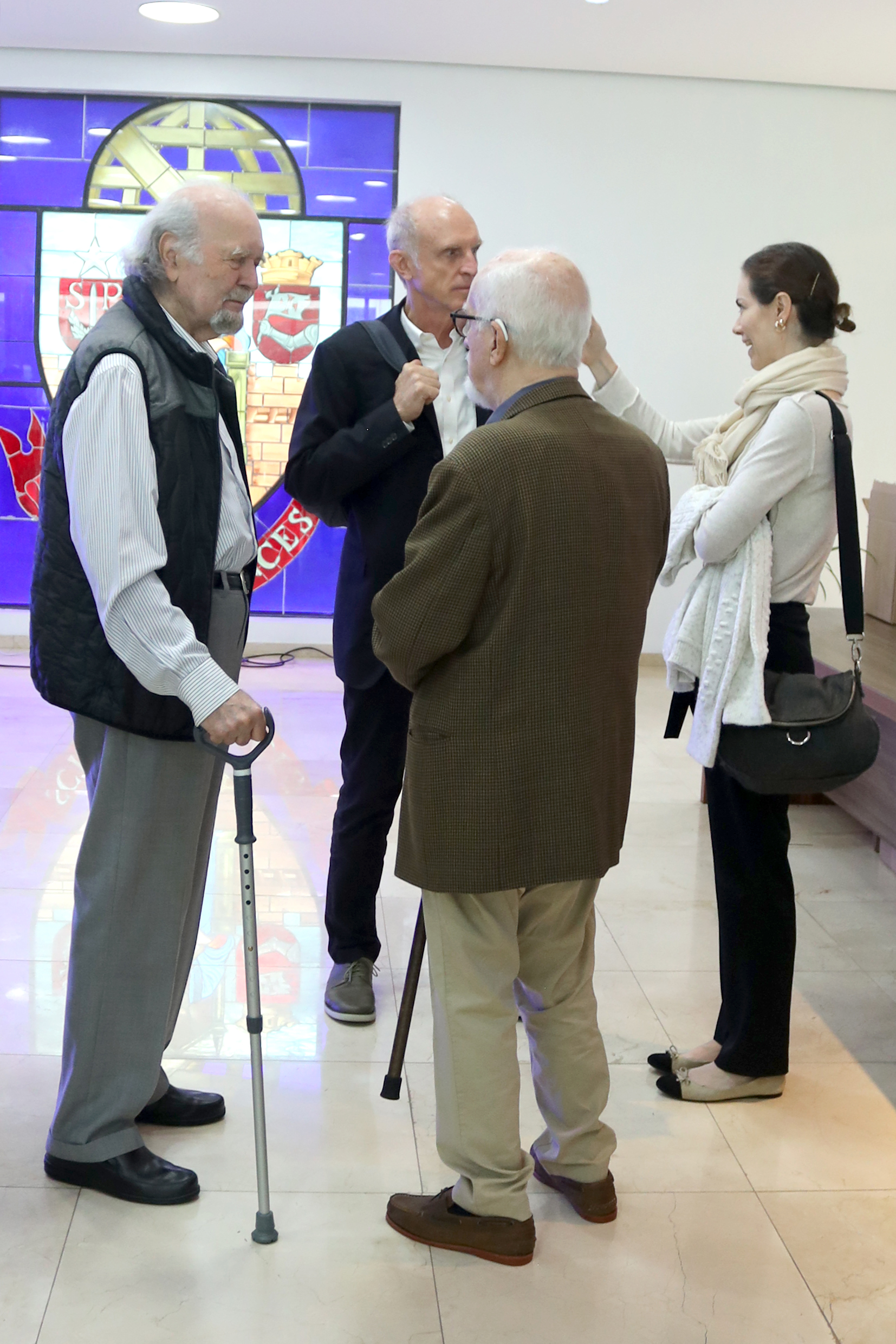 Umberto Cordani, Martin Grossmann, Carlos Guilherme Mota e Carolina Mota Mourão