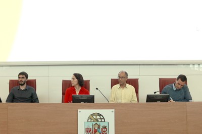 Nicolas Riteau, Flávia Ribeiro, Alfredo Goldman e François-Michel Le Torneau