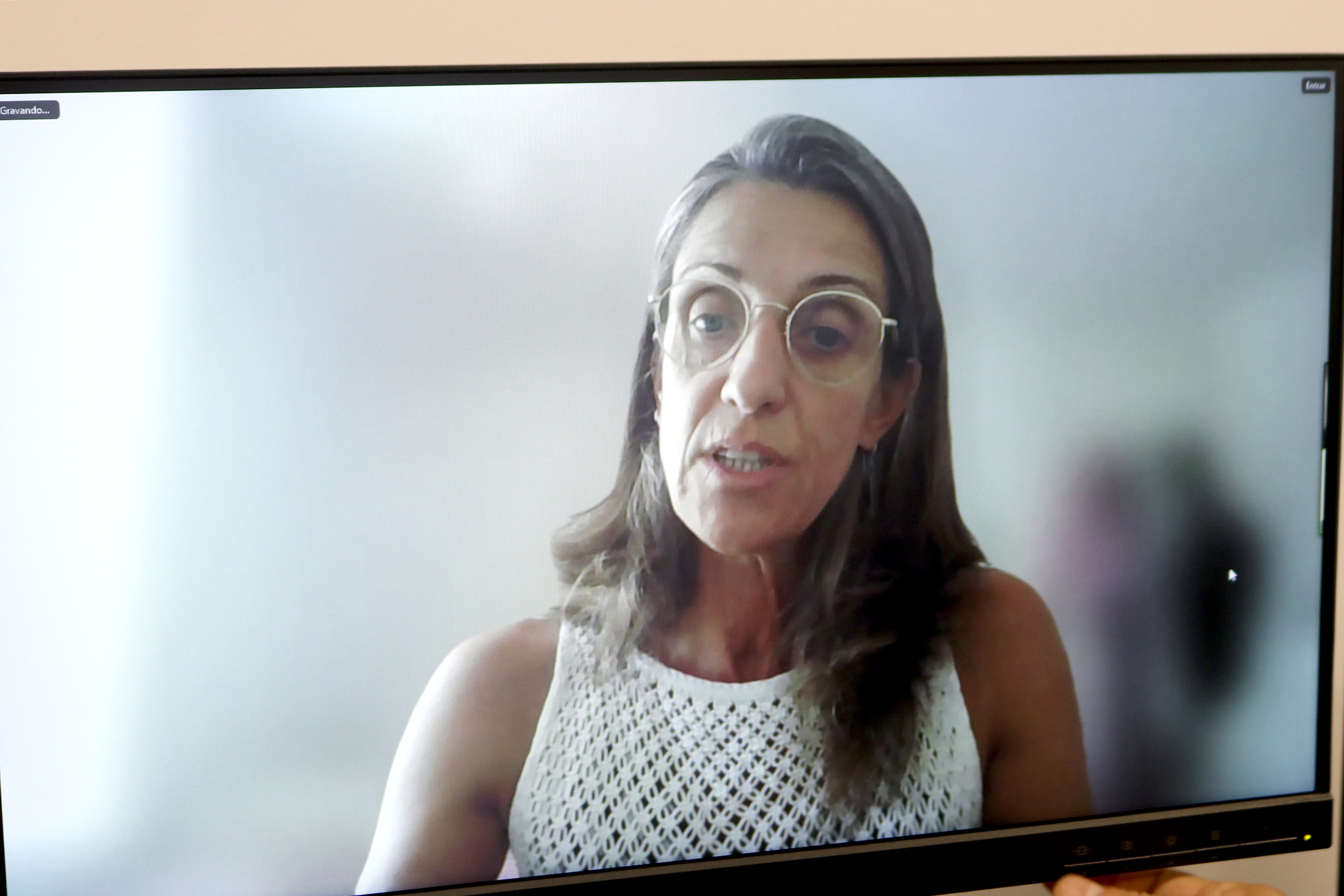 Sofia Rasgado, via vídeo conferência