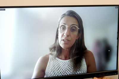 Sofia Rasgado, via vídeo conferência